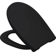 REIKA WC-Sitz Mino schwarz matt Scharniere Edelstahl schwarz mit Absenkautomatik und Quick&Clean-thumb-3