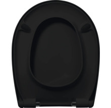 REIKA WC-Sitz Mino schwarz matt Scharniere Edelstahl schwarz mit Absenkautomatik und Quick&Clean-thumb-4