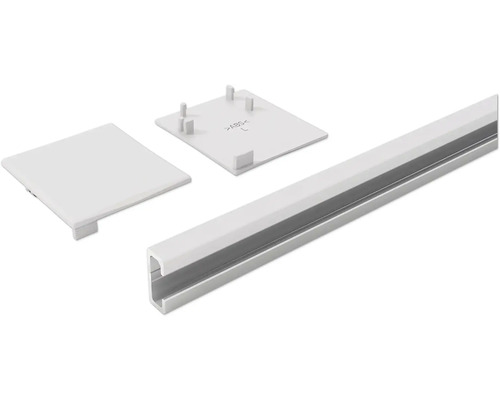 Pertura Distanzprofil 10 mm für Schiebetürbeschlag Selir Silber (EV1) L:2 m