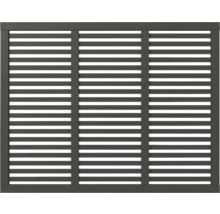 Sichtschutzzaun mit horizontalen Lamellen