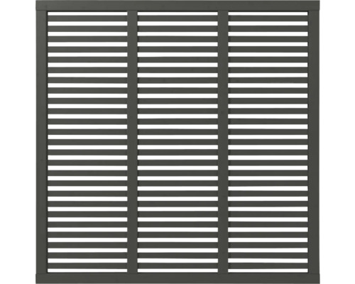 Sichtschutzelement mit horizontalen Lamellen