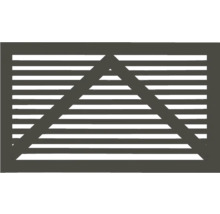 Sichtschutzelement mit Dreiecksmuster