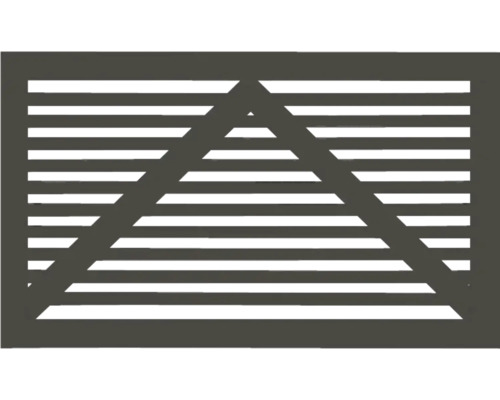 Sichtschutzelement mit Dreiecksmuster