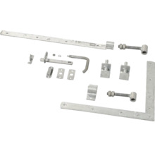 Torband-Set mit Riegel und Zubehör für Holztore