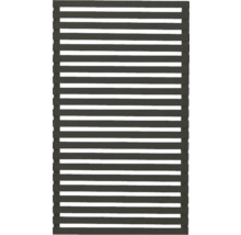 Sichtschutzzaun Element mit horizontalen Lamellen