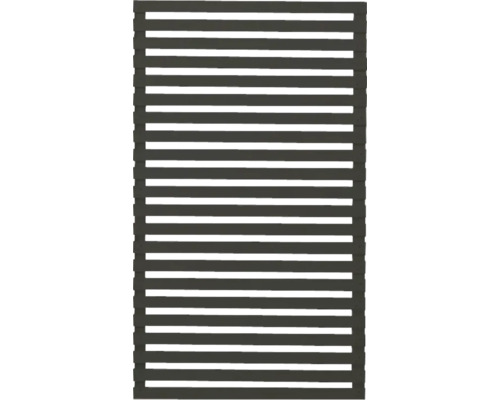 Sichtschutzzaun Element mit horizontalen Lamellen