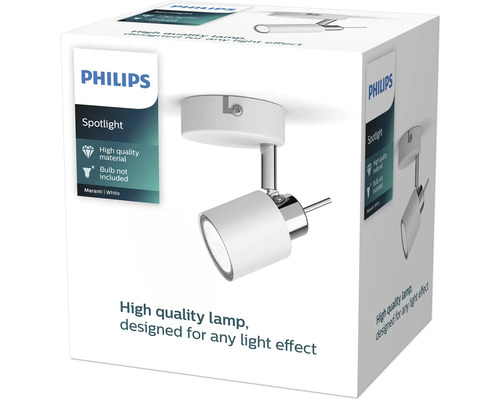 Verpackung einer Philips Spotlight Lampe