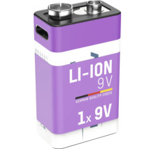 9-Volt-Lithium-Ionen-Blockbatterie