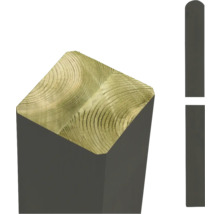 Holzpfosten mit abgerundeten Kanten