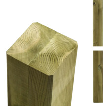 Holzpfosten aus imprägniertem Holz