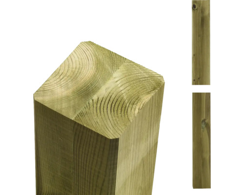 Holzpfosten aus imprägniertem Holz