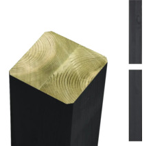 Holzpfosten mit abgeschrägter Spitze