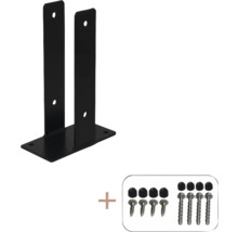 Pfostenträger und Schrauben-Set