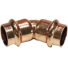 Kupferfitting 90-Grad-Bogen