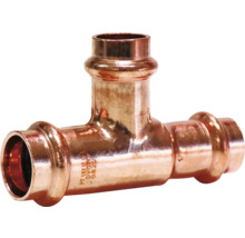 Pressfitting T-Stück aus Kupfer für Sanitär und Heizung