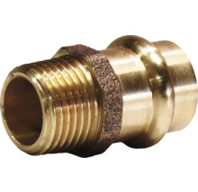 Messingfitting mit Außengewinde und Pressanschluss