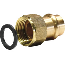 Messingfitting mit Dichtung für Sanitärinstallationen