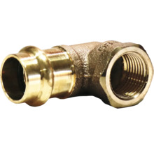 Messingfitting mit 90-Grad-Winkel und Innengewinde