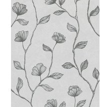 Vliestapete 34802 GZSZ Floral grau Silber