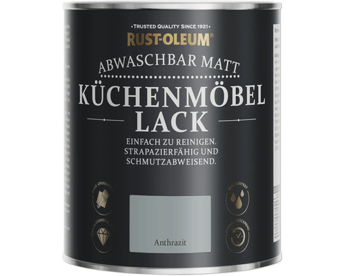 Rust-Oleum® Küchenmöbellack Anthrazit 750 ml
