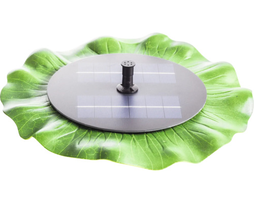 Wasserspiel Teich HEISSNER Seerosenblatt Solarpumpen-Set bis zu 150 l/h, schwimmend