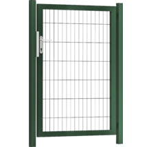 Premium-Einzeltor 100 x 140 cm Typ 8/6/8 Rahmen 60x40 inkl. Pfosten zum Einbetonieren RAL 6005 moosgrün