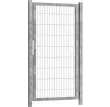 Premium-Einzeltor 100 x 180 cm Typ 8/6/8 Rahmen 60x40 inkl. Pfosten zum Einbetonieren feuerverzinkt