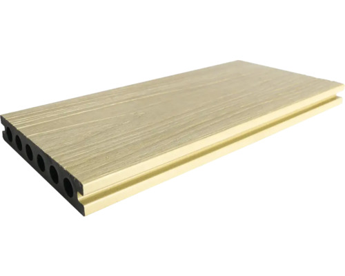 Terrassendiele aus Holzverbundwerkstoff mit Hohlkammern
