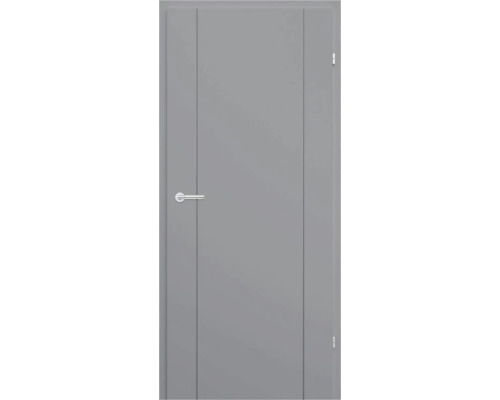 Pertura Zimmertür Caja 03 Graulack RAL 7004 signalgrau 61x198,5 cm Rechts ohne Schlüssellochbohrung