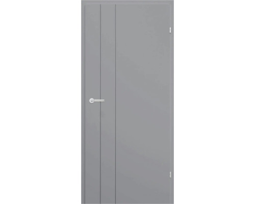 Pertura Zimmertür Caja 01 Graulack RAL 7004 signalgrau 73,5x198,5 cm Rechts ohne Schlüssellochbohrung