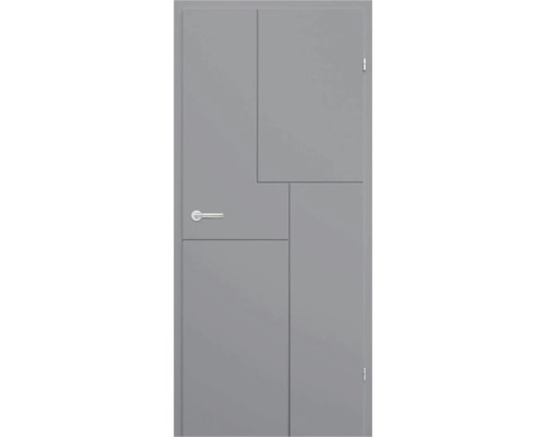 Pertura Zimmertür Caja 04 Graulack RAL 7004 signalgrau 98,5x198,5 cm Rechts ohne Schlüssellochbohrung
