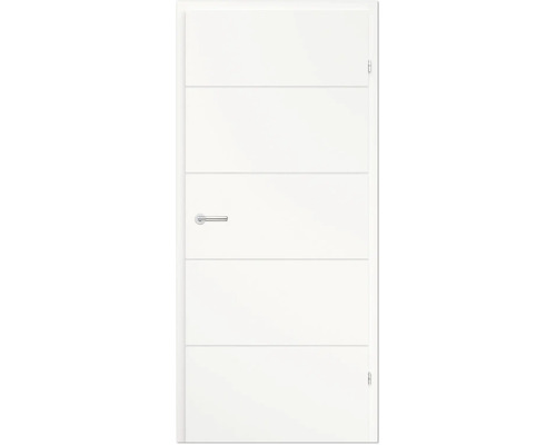 Pertura Zimmertür Caja 02 Weißlack RAL 9016 verkehrsweiß 61x198,5 cm Rechts ohne Schlüssellochbohrung Pertura Zimmertür Caja 02 Weißlack RAL 9016 verkehrsweiß 61x198,5 cm Rechts ohne Schlüssellochbohrung