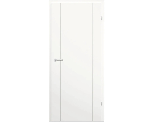 Pertura Zimmertür Caja 03 Weißlack RAL 9016 verkehrsweiß 61x198,5 cm Rechts ohne Schlüssellochbohrung Pertura Zimmertür Caja 03 Weißlack RAL 9016 verkehrsweiß 61x198,5 cm Rechts ohne Schlüssellochbohrung