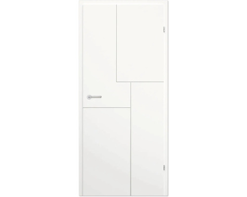 Pertura Zimmertür Caja 04 Weißlack RAL 9016 verkehrsweiß 86x198,5 cm Rechts ohne Schlüssellochbohrung Pertura Zimmertür Caja 04 Weißlack RAL 9016 verkehrsweiß 86x198,5 cm Rechts ohne Schlüssellochbohrung