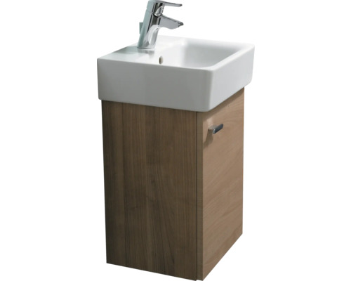 Waschtischunterschrank mit Keramikwaschbecken und Armatur