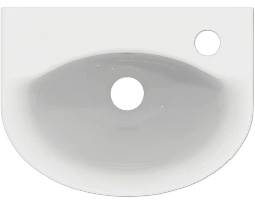 Keramik Waschbecken mit Hahnloch und Überlauf