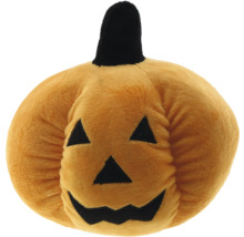 Plüschkürbis mit Gesicht für Halloween