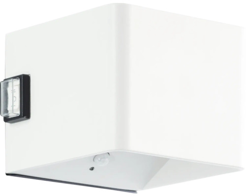 Weiße Außenleuchte mit Bewegungsmelder