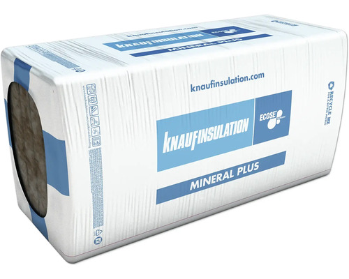 Knauf Insulation Trennwandplatte Mineral Plus KP 034 WLG 035 1250 x 625 x 40 mm