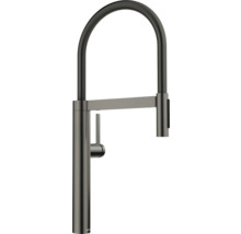 Blanco Küchenarmatur mit Handbrause CULINA-S II satin dark steel satiniert 527465