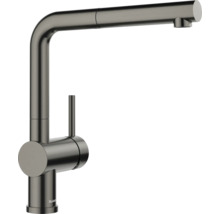 Blanco Küchenarmatur mit Handbrause LINUS-S satin dark steel satiniert 527733