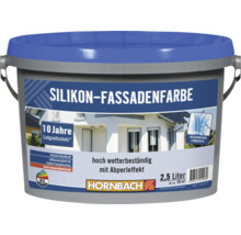 HORNBACH Silikonfarbe Silikon-Fassadenfarbe weiß 2,5 l-thumb-0