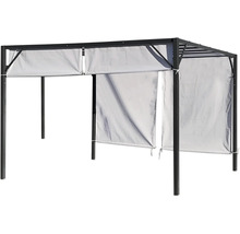 Pavillon mit Vorhängen für den Außenbereich