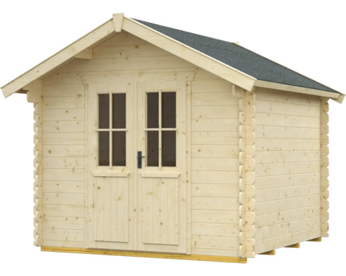 Holz Gartenhaus mit Doppeltür und Dachpappe