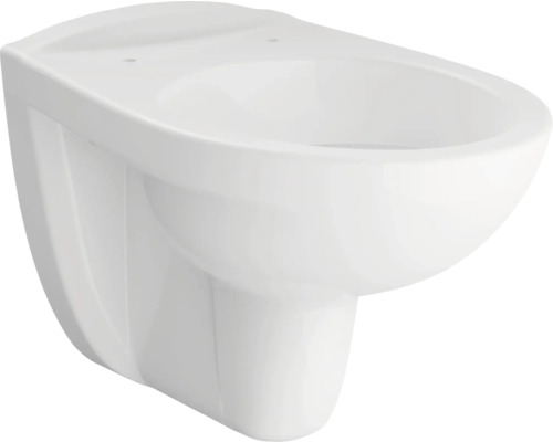 Wand-WC Tiefspüler mit Spülrand weiß glänzend ohne WC-Sitz 003-2209.