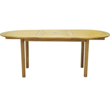 Gartenmöbelset GARDEN PLACE Alina 4-Sitzer 5 tlg. braun mit ausziehbarem Holztisch aus robuster Akazie, klappbar, inkl. Auflagen