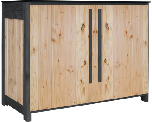 Gartenschrank/Outdoorküche Konsta Typ 603 Douglasie Sideboard Flügeltür 120 x 58 x 92 cm natur