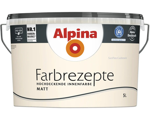 Alpina Farbrezepte Wandfarbe sanftes cashmere 5 L