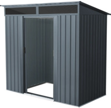Metall Gartenhaus mit Schiebetür
