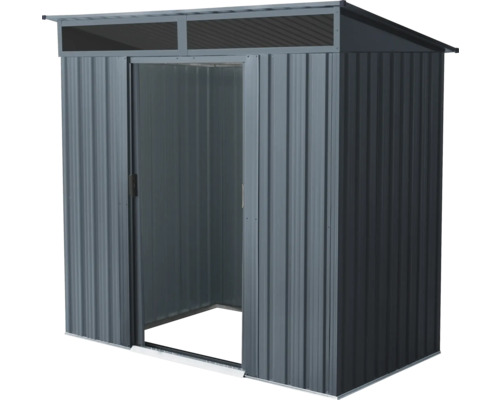 Metall Gartenhaus mit Schiebetür